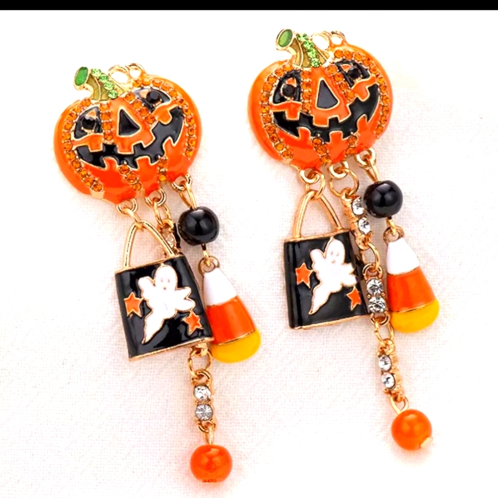 Pumpkin Earrings